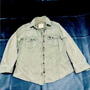 Abercrombie & Fitch military green Button Down Shirt or jacket